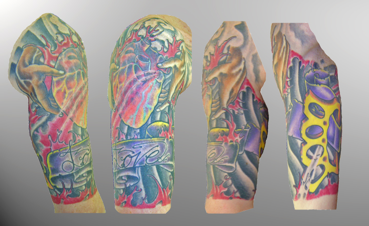 Looking for unique Color tattoos Tattoos?  love sleeve